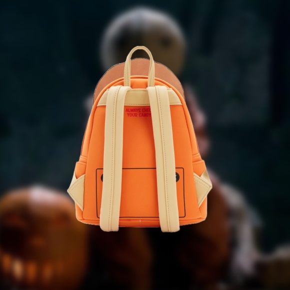 Loungefly Trick 'r Treat Sam Cosplay Mini Backpack and Wallet - Picture 3 of 6